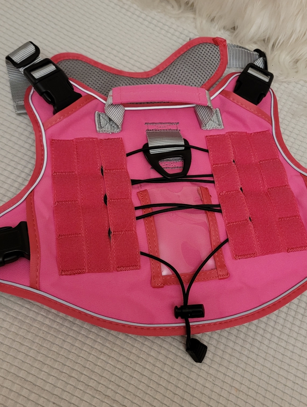 Tactical Dog Harness No Pull Adjustable Reflective Vest